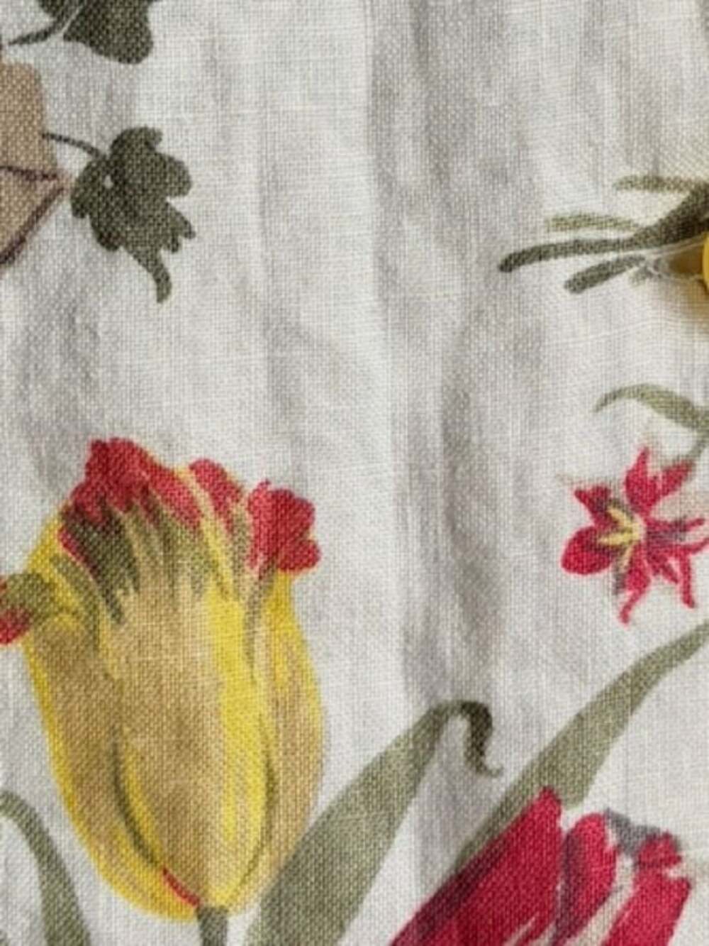 Gucci 100% Linen floral dress - Picture 12 of 14